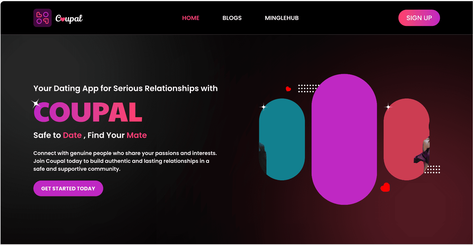 Coupal – Smart Dating App for Genuine Connections